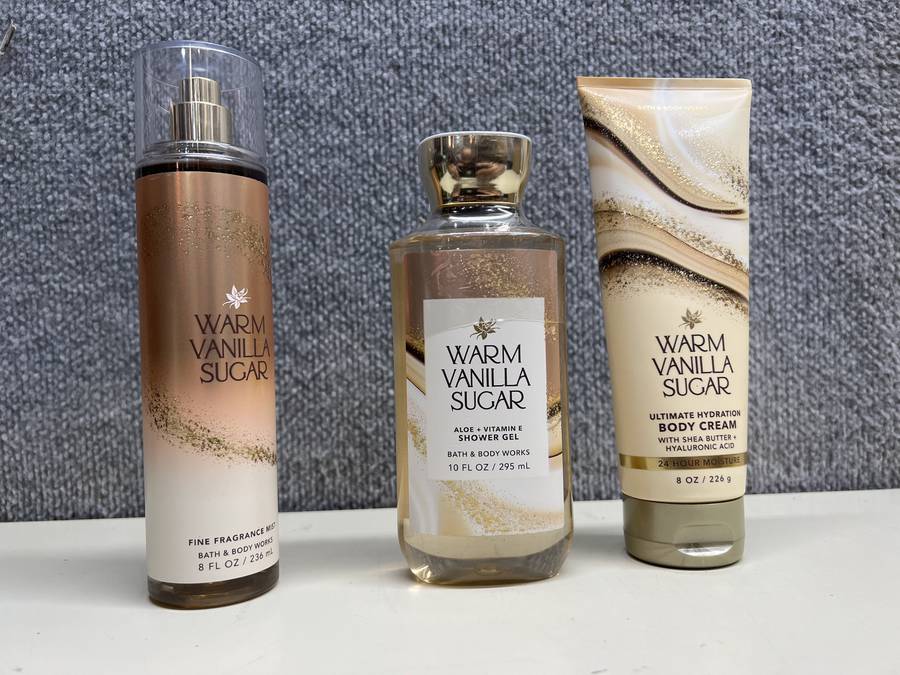 Bath & Body Works Warm Vanilla Sugar Body Set