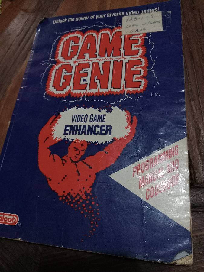 SNES Game outlet Genie Code Book Lots