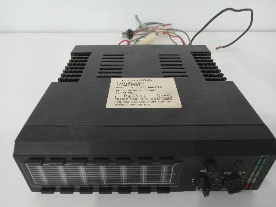 Égaliseur Graphique Motorola EQB 4001 Vintage Années 80 - Testé Et Fonctionnel