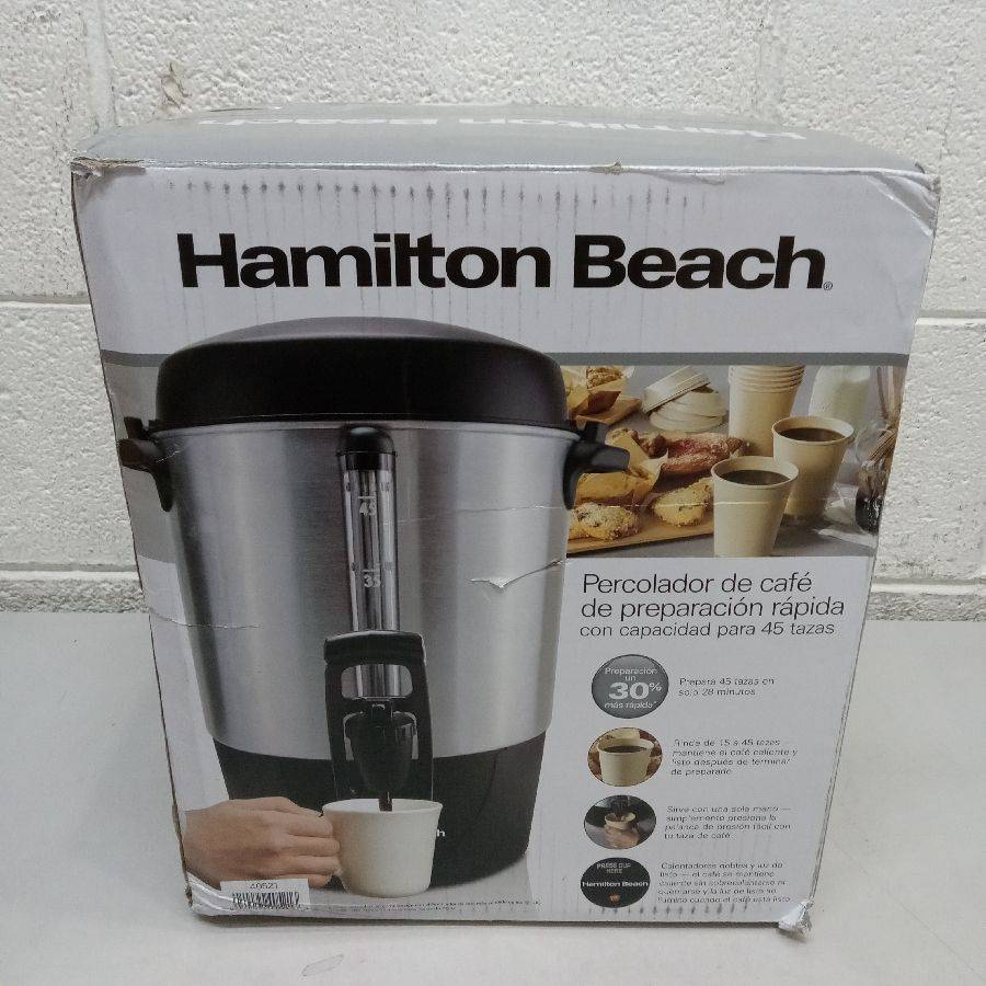 Hamilton Beach 45 Cup Fast Brew Coffee Urn and Hot Beverage Dispenser, 40521
