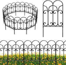 AMAGABELI GARDEN & HOME Decorative Garden Fence 5 Panels 7.5ft (L