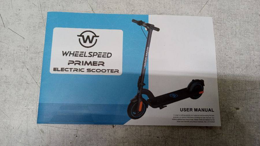 Wheelspeed Electric Scooter Primer, 12-14 Miles Long Range & 15 MPH  Lightweight Commuting Electric Scooter, 350W Motor & 8.5 Pneumatic Tires  Portable E-Scooter for Adults with Anti-Theft E-Lock 