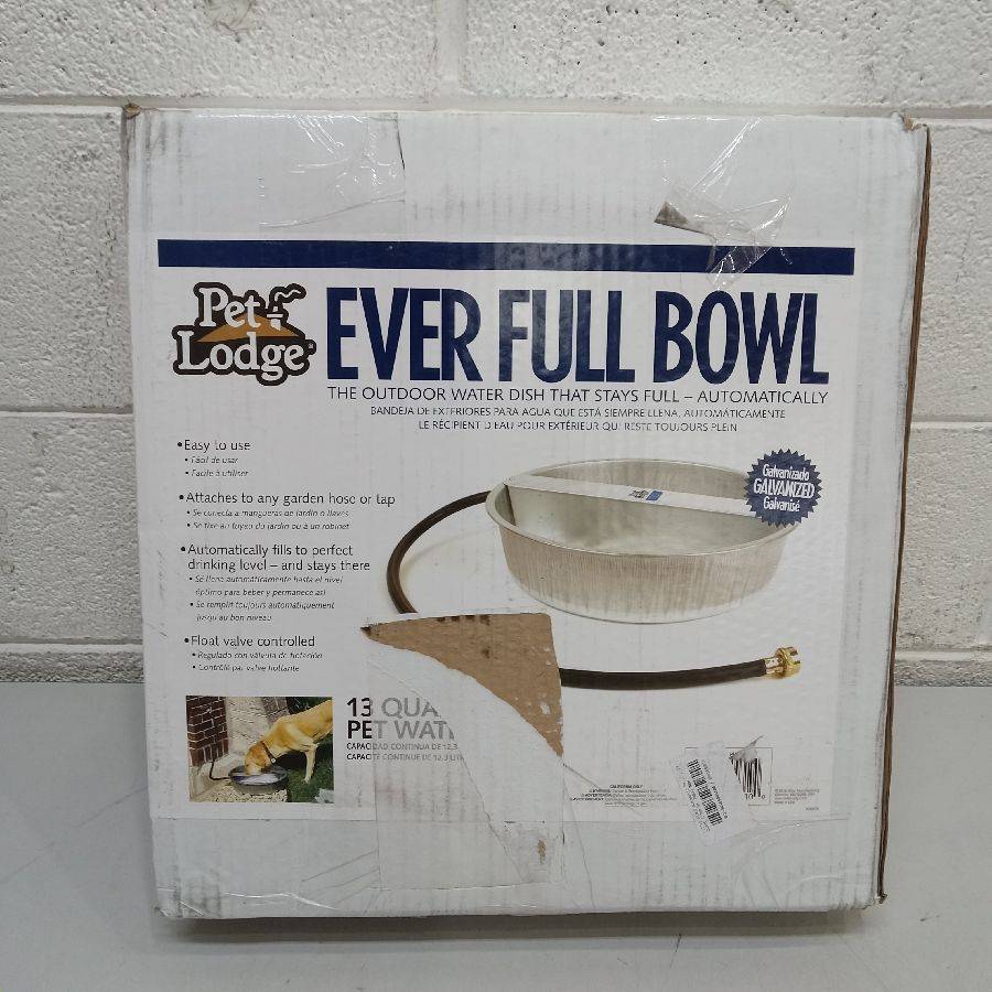 LITTLE GIANT Automatic Pet Waterer Pet Lodge Steel Ever Full Pet Bowl 13 Quart Auction Auction Synergy