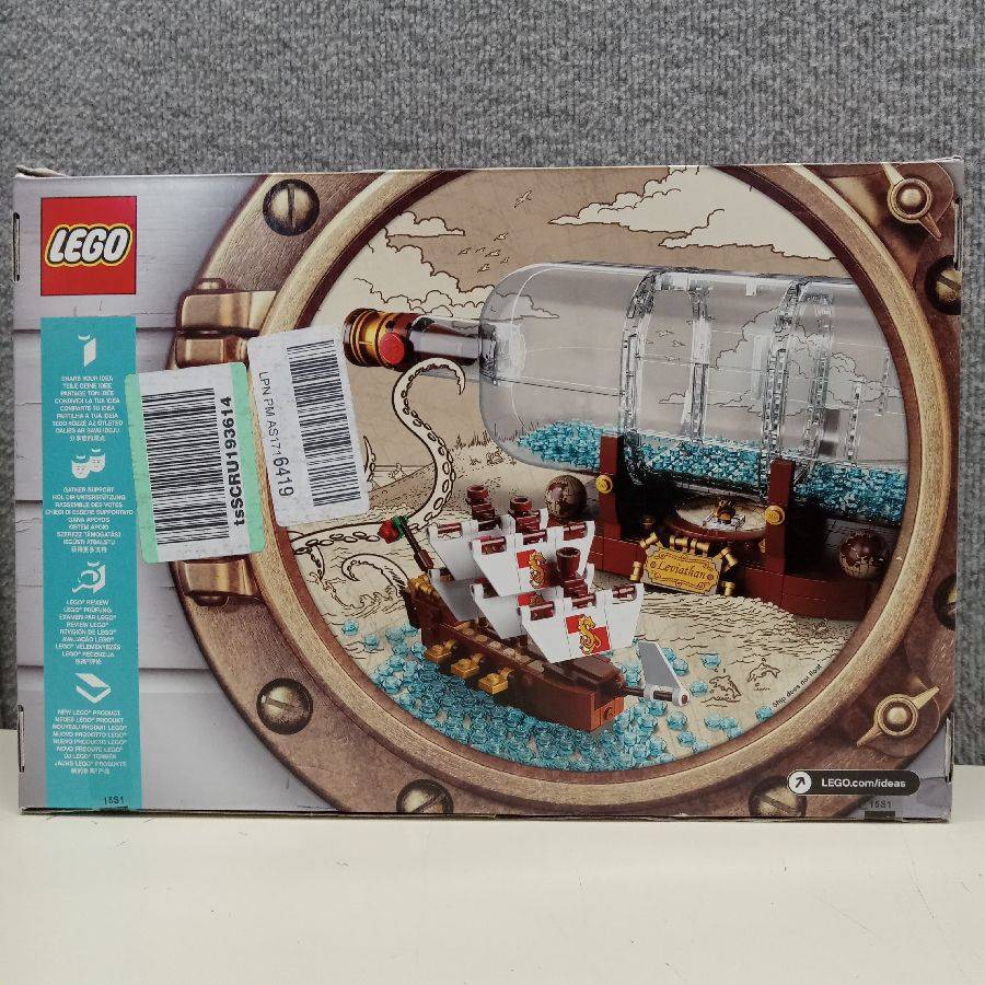 LEGO Ideas Ship in a Bottle 92177 Expert Building Kit Snap