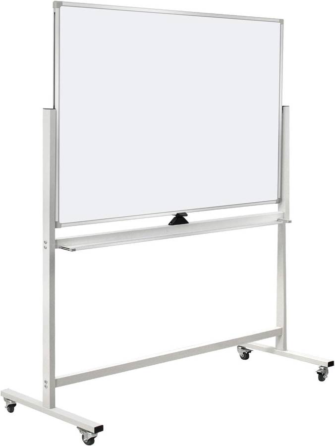 Double Sided (Magnetic) Portable Whiteboard Stand (Black