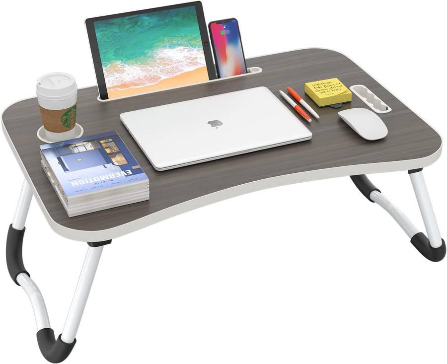 24 Folding Lap Desk with Phone Holder