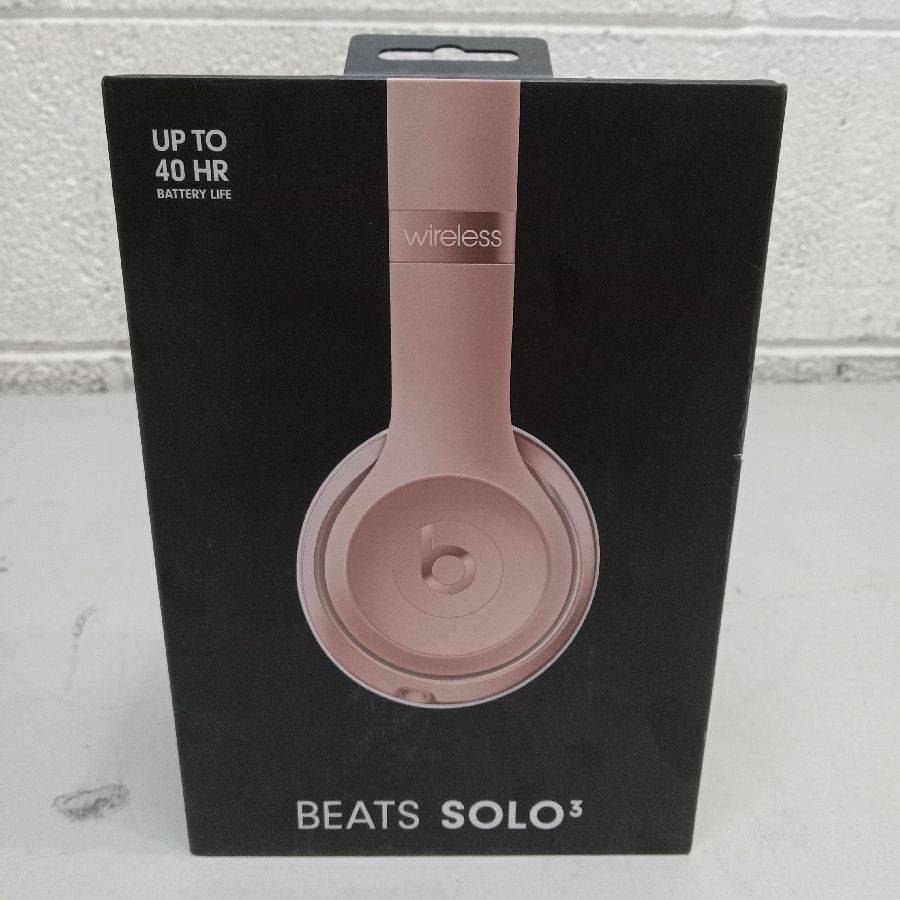 Beats Solo3 Wireless On-Ear Headphones - Apple W1 Headphone Chip, Class 1  Bluetooth, 40 Hours of Listening Time, Built-in Microphone - Rose Gold