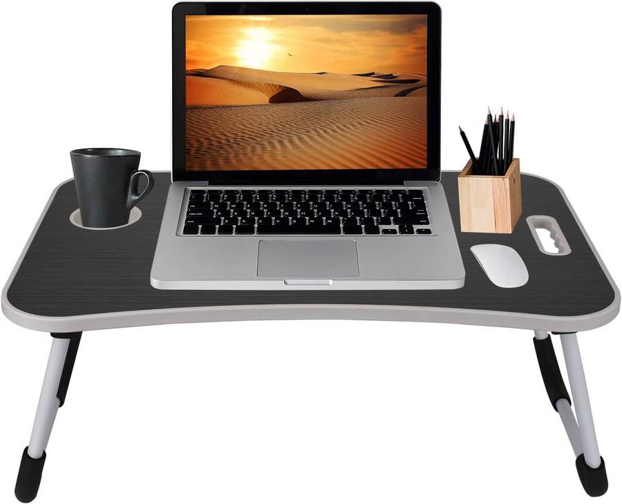 24 Folding Lap Desk with Phone Holder