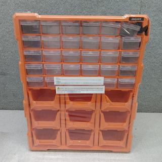 Plastic Storage Drawers - 39-Drawer Screw Organizer - Craft Cabinet for  Storing Hardware, Beads, or Toys - Garage Organization by Stalwart (Black)  - Yahoo Shopping