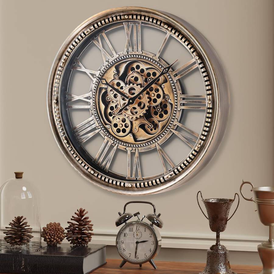 Large Factory Clock Oversized Industrial Wall Clock
