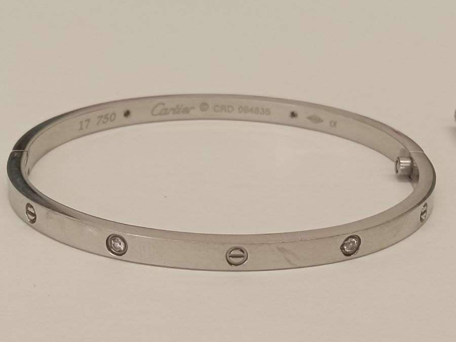 Cartier Love Bracelet 17 750 CRD 094835 Replica (130) Auction