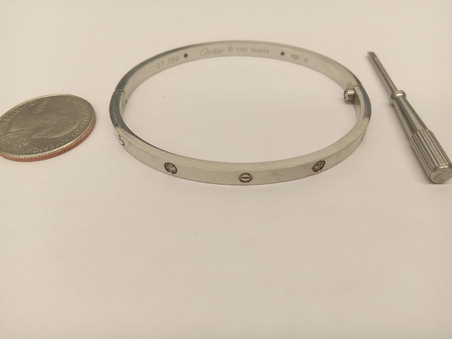Cartier Love Bracelet 17 750 CRD 094835 Replica (130) Auction
