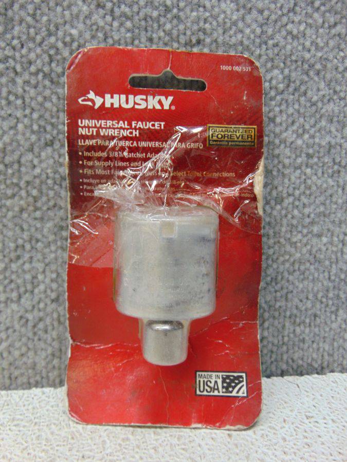 Husky 2 In Universal Faucet Nut Wrench Model 03825 Stc1 Auction