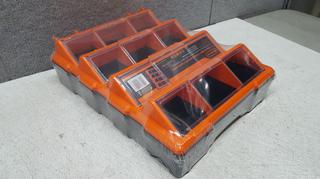 Tactix 320648 12 Parts Finishing Clamshell Box Black/Orange