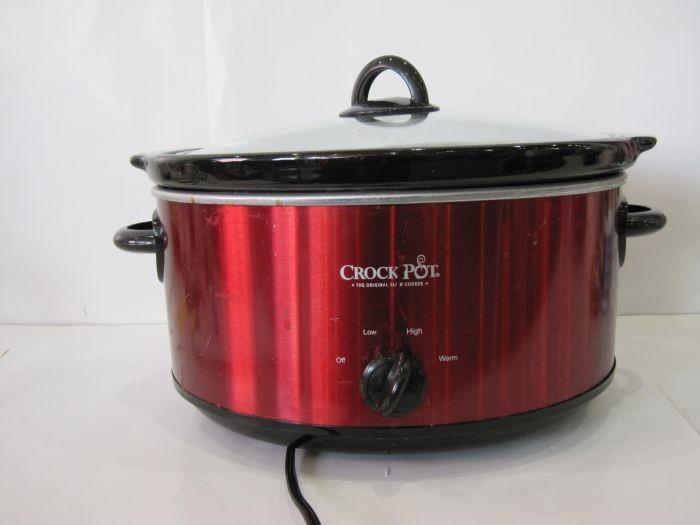 Crockpot the original slow cooker 6 Quart SCV603-R Crock-Pot
