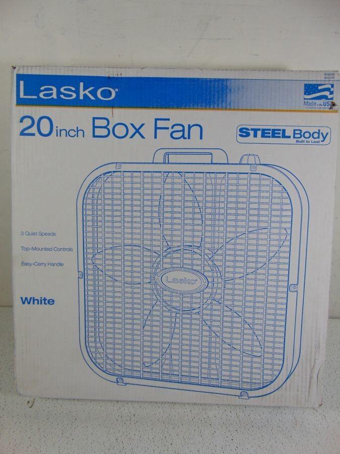 Lasko 20 in. Box Fan Auction | Auction Synergy