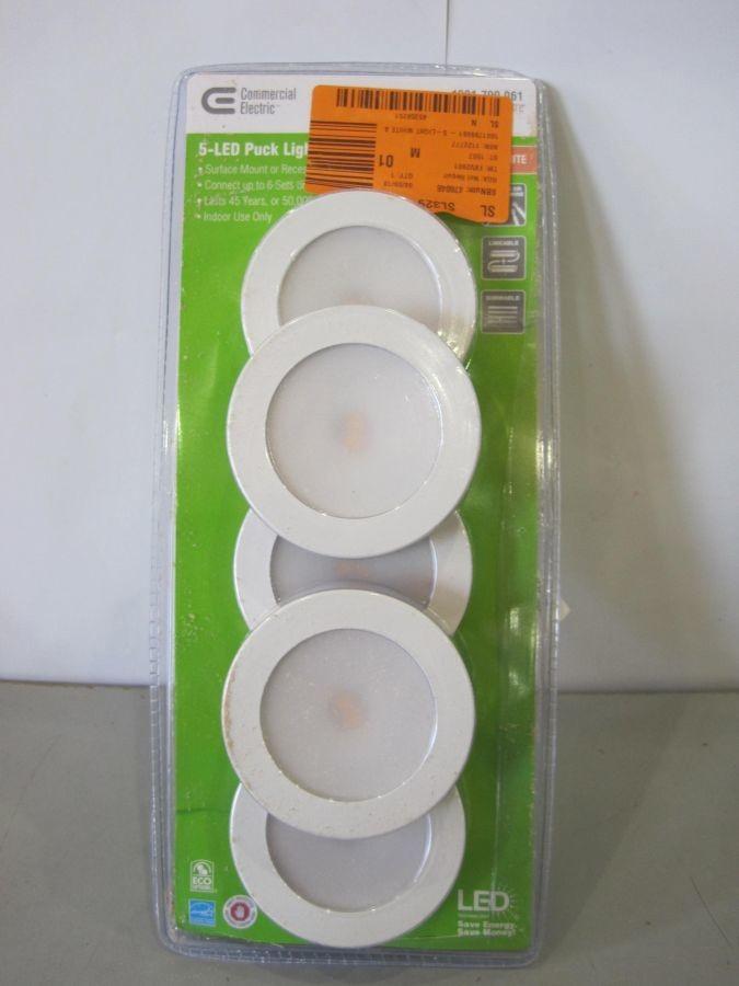 commercial electric puck light kit