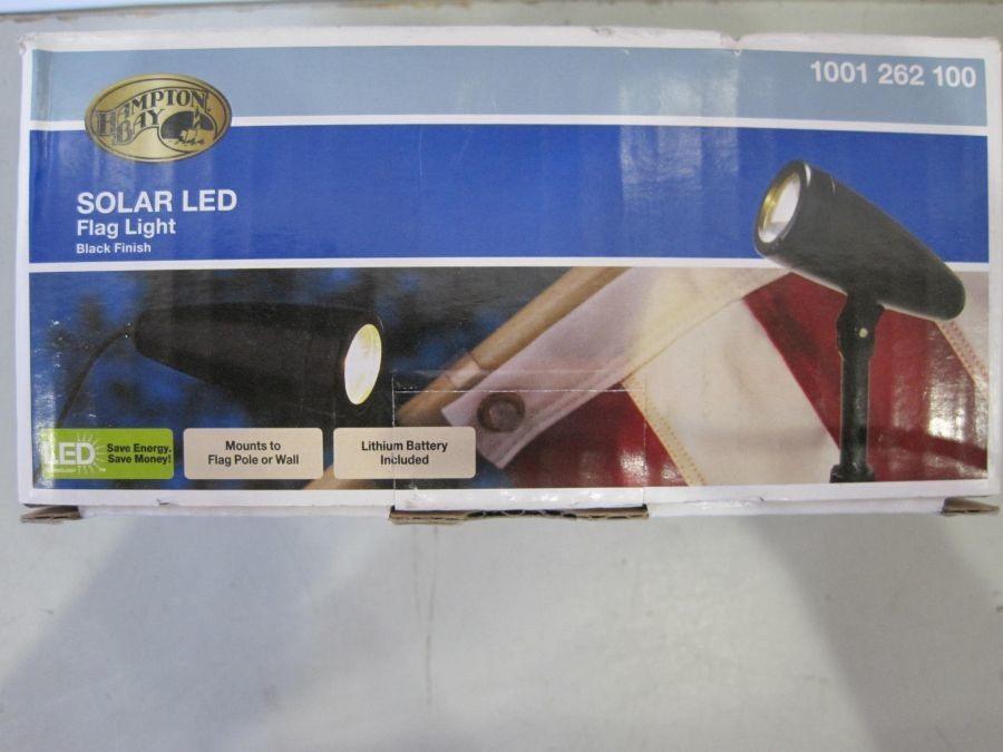 hampton bay solar led flag light