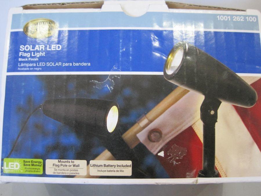 hampton bay solar led flag light