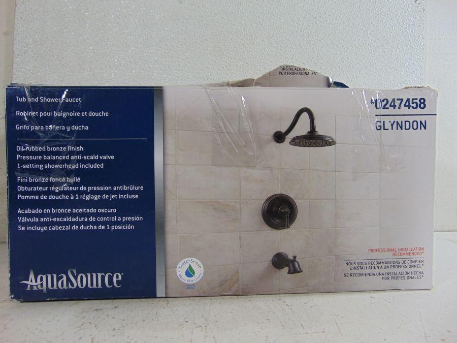 Aqua Source Glyndon Oil Rubbed Bronze 1 Handle Faucet With Valve