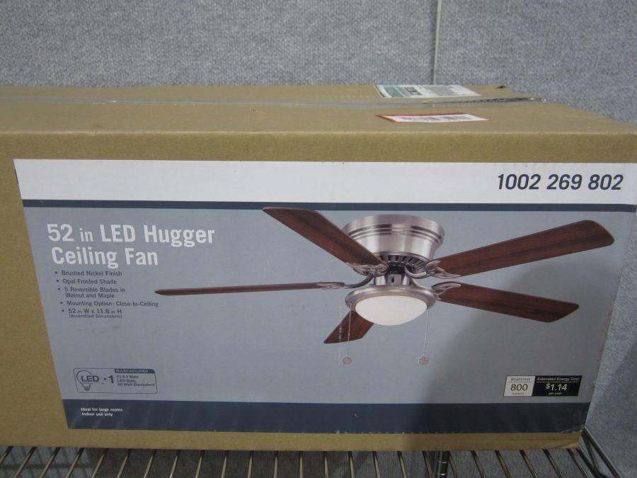 52 Led Hugger Ceiling Fan 52 X11 8 Auction Auction Tucson