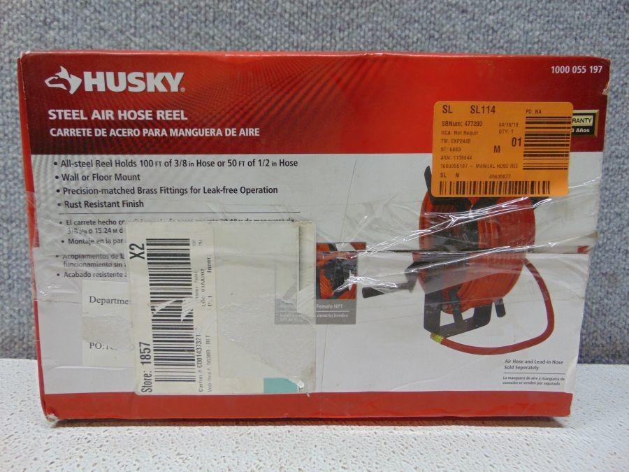 Husky Manual Air Hose Reel Auction