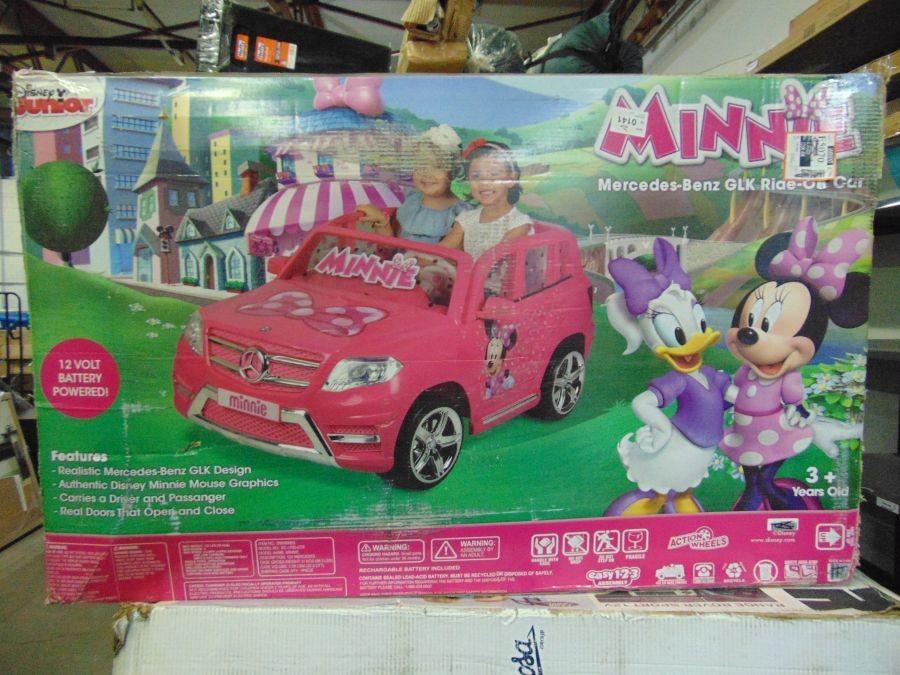 12 volt minnie mouse mercedes battery powered ride on