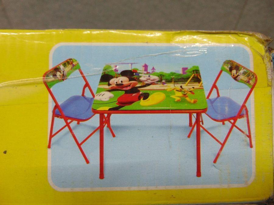 Mickey mouse erasable activity 2025 table and chairs playset