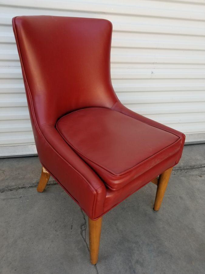 Lockhart Red Leather Chair