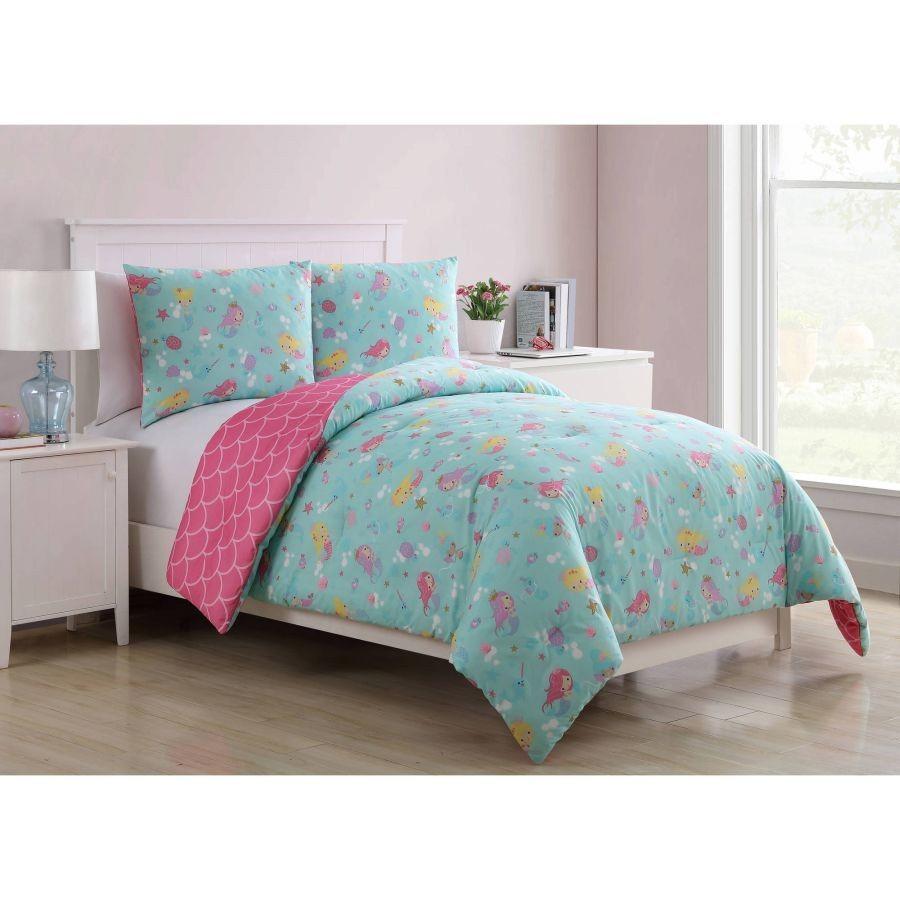 teal kids bedding