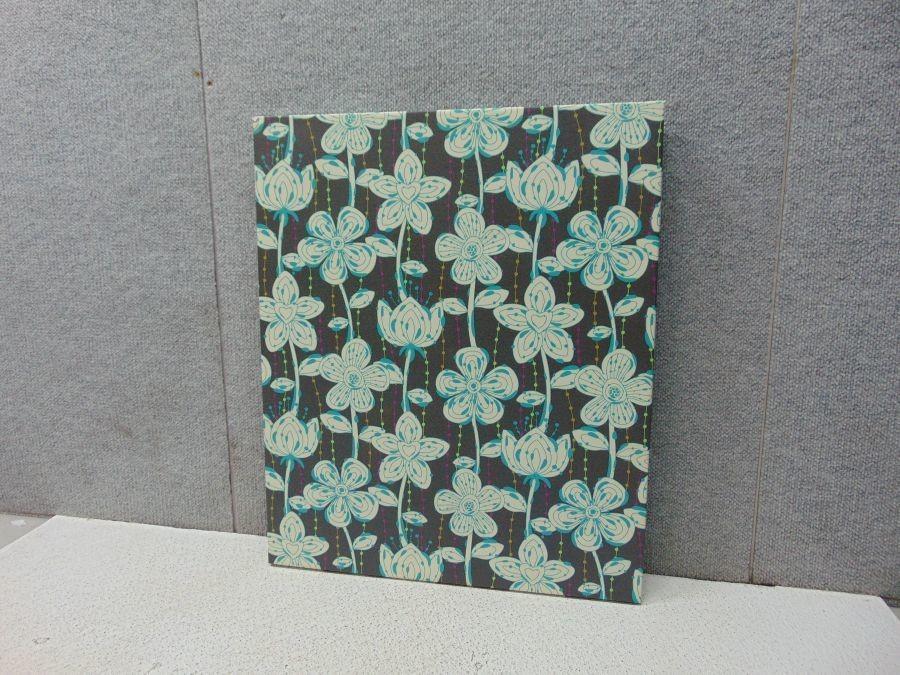 Kess Inhouse Julia Grifol My Grey Spotted Flower Outdoor Canvas Wall Art X 24 Gray Auction Auction Tucson