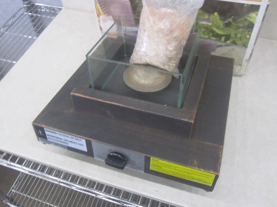 Hampton Bay Table Top Propane Fire Pit Auction Auction Tucson